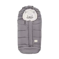 Junior Puppies Thermal Bag for Stroller Light Grey Moovo By Nuvita