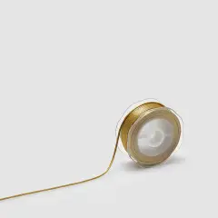 Nastro Cordoncino Natalizio 20 Metri Oro Scuro