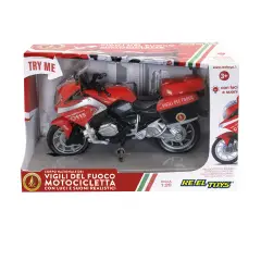 Moto Vigili del Fuoco Giocattolo 1:20 con Luci e Suoni