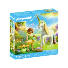 Rainbow Unicorn With Fairy Playmobil Magic Unicorns