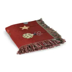 Plaid Natalizio Magical Rosso 152x127