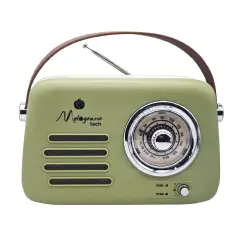 Radio Vintage Bluetooth Verde