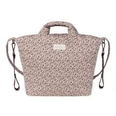 Cherry Flowers Changing Bag with Mattress