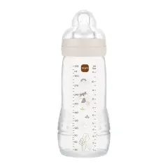 MAM Baby Bottle Easy Active 330 ml Neutral with Silicone Teat Size 3