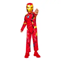 Iron Man Black Line Costume - Size S - 7/8 Years