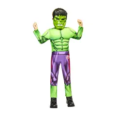 Hulk Black Line Costume - Size S - 7/8 Years