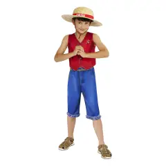 Monkey D. Luffy Costume - Size S - 7/8 Years