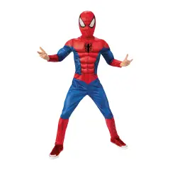Black Line Spider-Man Costume - Size M - 9/10 Years