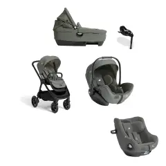 Trio Finiti Signature con Navicella Calmi R129 più Seggiolino Auto I-Harbour E I-Size 360 Evergreen