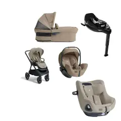 Trio Finiti 10 Signature più Seggiolino Auto I-Harbour E I-Size 360 Sandstone