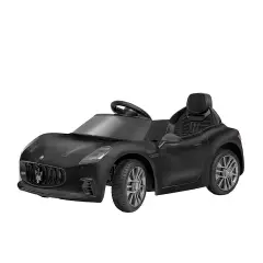 Auto Elettrica per Bambini Maserati Granturismo 12V con Radiocomando Nera