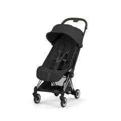Coya Stayle Sepia Black Passeggino con Telaio Crome Brown Cybex
