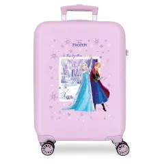 Frozen In This Together Trolley Abs 55 Cm 4 Ruote Lilla