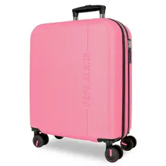 Pepe Jeans Montana Trolley Abs 55 cm 4 Ruote Fucsia