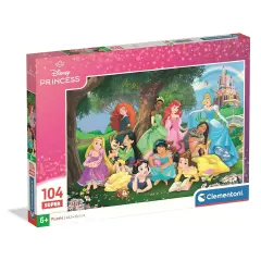 Puzzle 104 Pieces Super Disney Princess