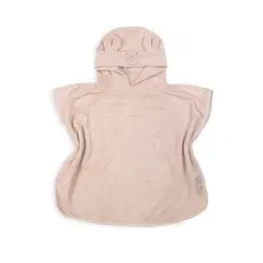 Poncho Accappatoio Bamboom in Spugna di Bambù – Warm Pink – Taglia 2-4 Anni