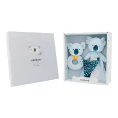 Set Regalo per Neonati: Sonaglio + Copertina Confezione Koala