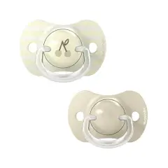 Birdies Succhietto Con Tettina In Silicone +18M Neutro 2 Pezzi Suavinex