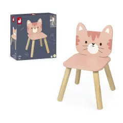 Janod -  La Mia Prima Sedia Per Bambini In Legno Gattino