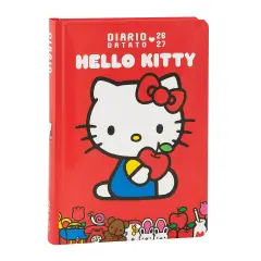 Diario Hello Kitty 2026 2027 Red 352 Pagine Datato