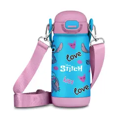 Borraccia Stitch Bambini 400ml Inox con Tracolla