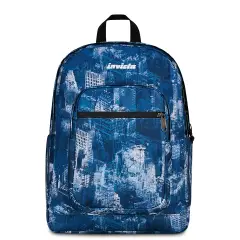 Zaino Scuola Invicta Jelek Fantasy Blue Urban 34 Litri Tasca PC